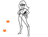 Dibujo Superheroina pintado por rafelrofi