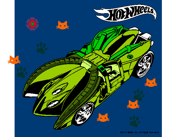 Dibujo Hot Wheels 7 pintado por budi