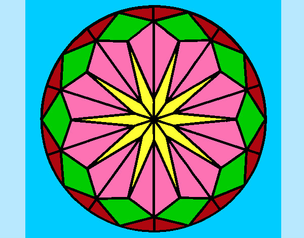 Dibujo Mandala 42 pintado por AMALIUKA 