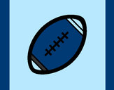 Dibujo Pelota de fútbol americano II pintado por terecoll