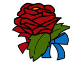 Dibujo Rosa, flor pintado por Chaz