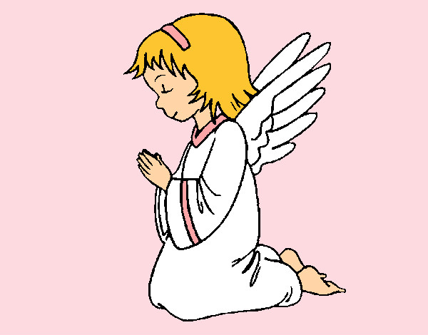 Dibujo Ángel orando pintado por AmuNyan
