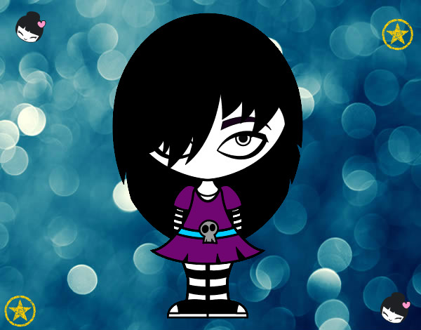 Dibujo Look Emo pintado por Natalie08