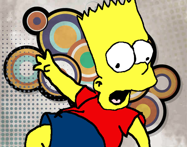 Dibujo Bart 2 pintado por manster