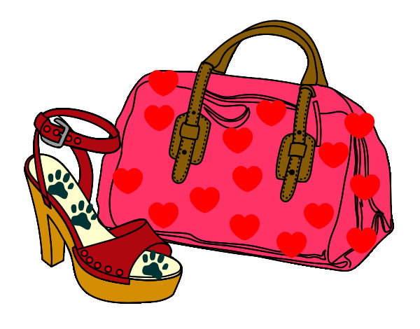 Dibujo de bolsos y zapatos pintado por Luzya en Dibujos.net el día ...