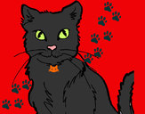 Dibujo Gato pintado por fativalen