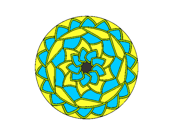 Dibujo Mandala 1 pintado por sosolasoso