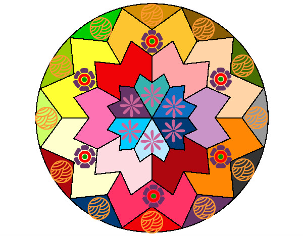 Dibujo Mandala 29 pintado por MARLENM