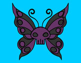 Dibujo Mariposa Emo pintado por nanis32