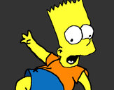 Dibujo Bart 2 pintado por josete2002