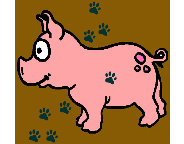 Dibujo Cerdo pintado por MayisOs