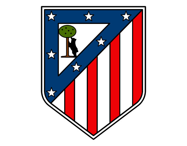 Dibujo Escudo del Club Atlético de Madrid pintado por vbushido