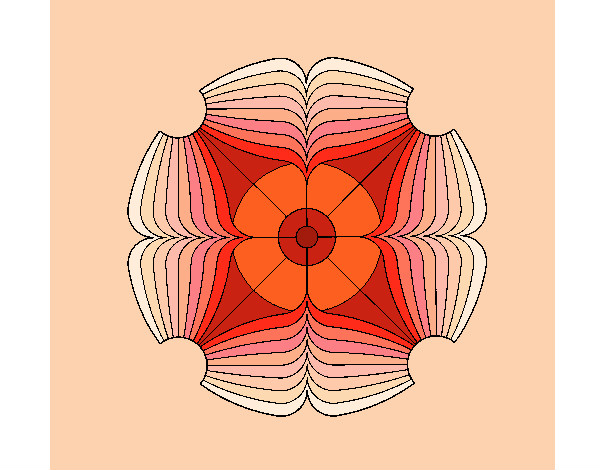 Dibujo Mandala 16 pintado por SOFIA14