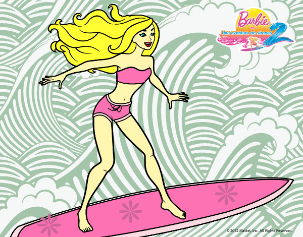 Barbie Surfeando