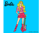 Dibujo Barbie rockera pintado por silver022