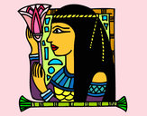 Dibujo Cleopatra pintado por Carlaa13