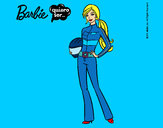 Dibujo Barbie piloto de motos pintado por MCCV