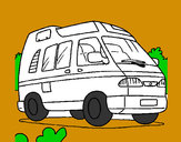 Dibujo Caravana compacta pintado por Swend