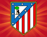 Dibujo Escudo del Club Atlético de Madrid pintado por MCCV