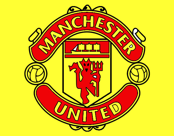 Dibujo Escudo del Manchester United pintado por juandiego3