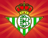 Dibujo Escudo del Real Betis Balompié pintado por MCCV