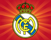 Dibujo Escudo del Real Madrid C.F. pintado por MCCV
