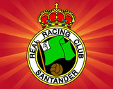 Dibujo Escudo del Real Racing Club de Santander pintado por MCCV