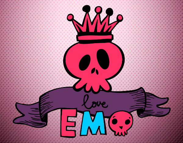 Dibujo Love Emo pintado por markentoso