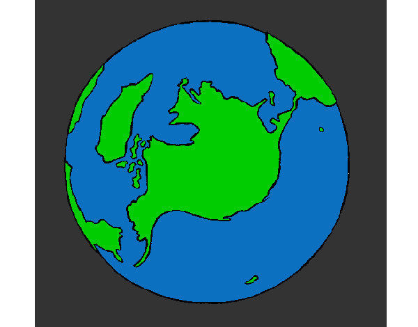 Dibujo Planeta Tierra pintado por mireia8984