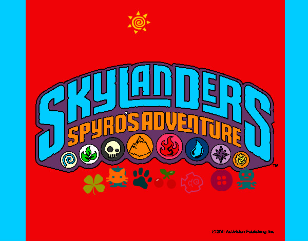 Dibujo Skylanders pintado por posada