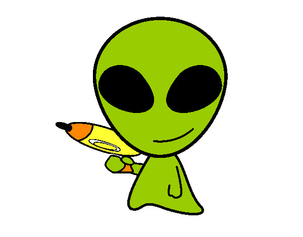 Dibujo Alienígena II pintado por Maxi6