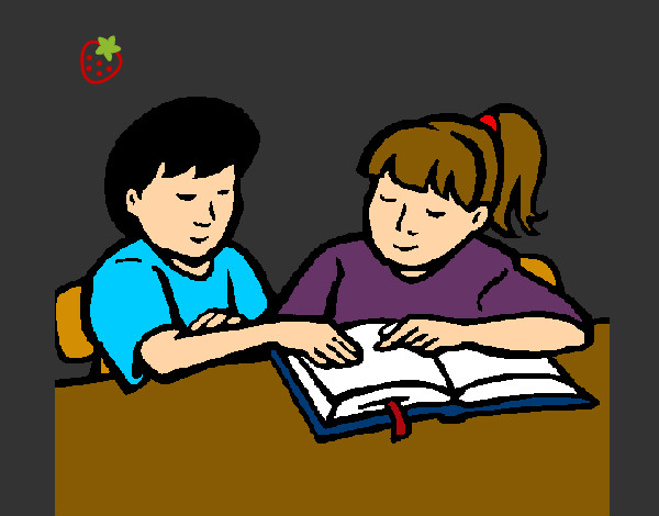 Alumnos estudiando en dibujo - Imagui