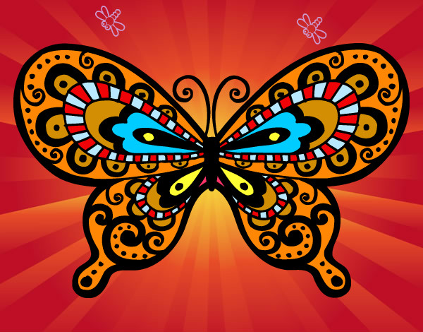 Dibujo Mariposa bonita pintado por cristialgo
