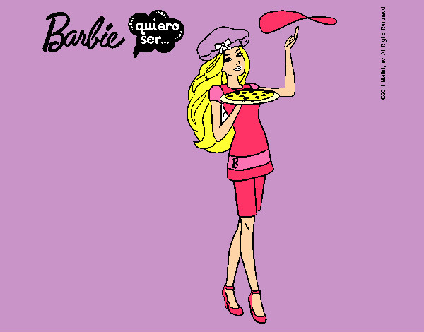 Dibujo Barbie cocinera pintado por SUNSHINE
