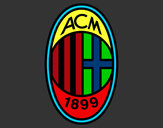 Dibujo Escudo del AC Milan pintado por CORVETTE