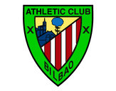 Dibujo Escudo del Athletic Club de Bilbao pintado por CORVETTE