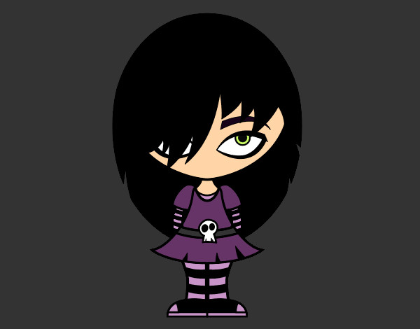 Dibujo Look Emo pintado por anderlys02