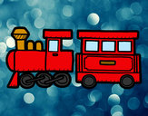 Dibujo Tren alegre pintado por camilo50
