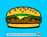 Dibujo Crea tu hamburguesa pintado por alba11mar