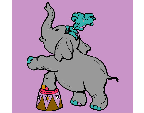 Dibujo Elefante pintado por dayerlin
