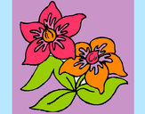 Dibujo Flores 3 pintado por valentinq