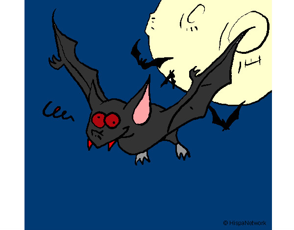 Dibujo Murciélago loco pintado por MARIAH