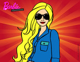 Dibujo Barbie con gafas de sol pintado por MariaJose7