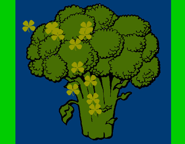 Dibujo Brócoli 1 pintado por saul_2