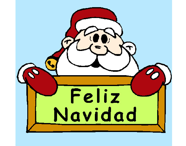 Dibujo Feliz Navidad pintado por emaema