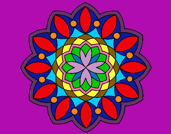 Dibujo Mandala 20 pintado por Migui777