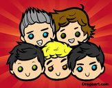 Dibujo One Direction 2 pintado por alan38