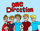Dibujo One Direction 3 pintado por dibus11