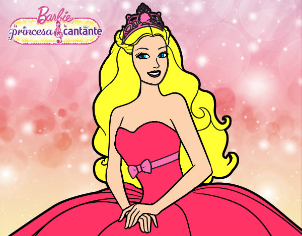 Dibujo de barbie la princesa y la estrella del pop pintado por Elenayange  en  el día 16-12-12 a las 17:08:34. Imprime, pinta o colorea tus  propios dibujos!