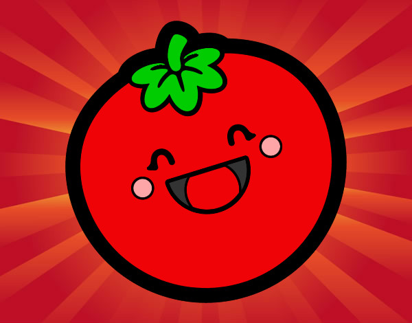 tomate sonriente